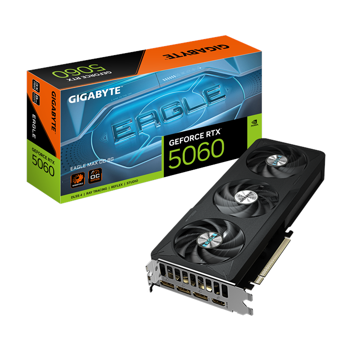 کارت گرافیک گیگابایت مدل GeForce RTX™ 5060 EAGLE MAX OC 8G